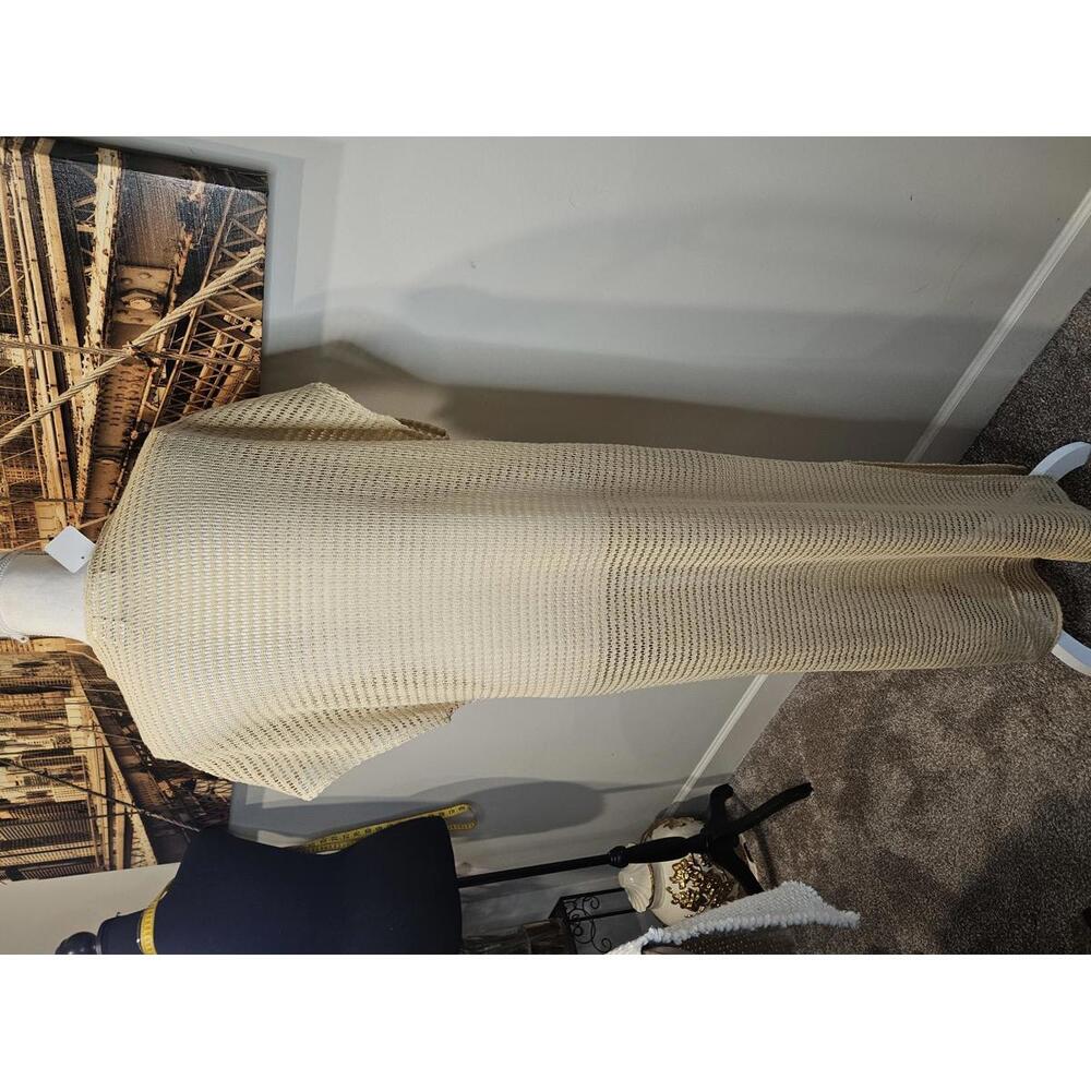 Nwt Haute Hippie Crochet Maxi Coverup with Shell Accents - Picture 3 of 7